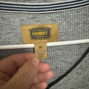 The Foundry Supply Co. Heather Gray Short Sleeve Tee